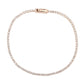 MA3W1681 - Rose Gold Brass Bracelet with AAA Grade CZ in Clear