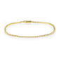 MA3W1683 - Gold Brass Bracelet with AAA Grade CZ in Clear