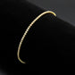 MA3W1683 - Gold Brass Bracelet with AAA Grade CZ in Clear