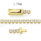 MA3W1683 - Gold Brass Bracelet with AAA Grade CZ in Clear