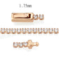 MA3W1684 - Rose Gold Brass Bracelet with AAA Grade CZ in Clear