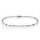 MA3W1685 - Rhodium Brass Bracelet with AAA Grade CZ in Clear