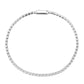 MA3W1685 - Rhodium Brass Bracelet with AAA Grade CZ in Clear