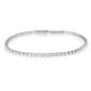 MA3W1688 - Rhodium Brass Bracelet with AAA Grade CZ in Clear
