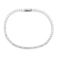 MA3W1688 - Rhodium Brass Bracelet with AAA Grade CZ in Clear