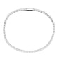 MA3W1688 - Rhodium Brass Bracelet with AAA Grade CZ in Clear