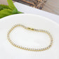 MA3W1689 - Gold Brass Bracelet with AAA Grade CZ in Clear