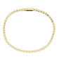 MA3W1689 - Gold Brass Bracelet with AAA Grade CZ in Clear