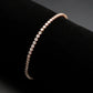 MA3W1690 - Rose Gold Brass Bracelet with AAA Grade CZ in Clear