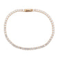 MA3W1690 - Rose Gold Brass Bracelet with AAA Grade CZ in Clear