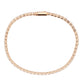 MA3W1690 - Rose Gold Brass Bracelet with AAA Grade CZ in Clear