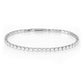 MA3W1691 - Rhodium Brass Bracelet with AAA Grade CZ in Clear