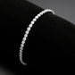 MA3W1691 - Rhodium Brass Bracelet with AAA Grade CZ in Clear