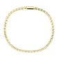 MA3W1692 - Gold Brass Bracelet with AAA Grade CZ in Clear