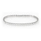 MA3W1694 - Rhodium Brass Bracelet with AAA Grade CZ in Clear