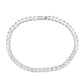 MA3W1694 - Rhodium Brass Bracelet with AAA Grade CZ in Clear