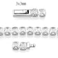 MA3W1694 - Rhodium Brass Bracelet with AAA Grade CZ in Clear