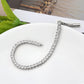 MA3W1694 - Rhodium Brass Bracelet with AAA Grade CZ in Clear