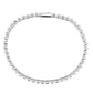 MA3W1694 - Rhodium Brass Bracelet with AAA Grade CZ in Clear