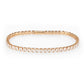 MA3W1696 - Rose Gold Brass Bracelet with AAA Grade CZ in Clear
