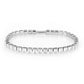 MA3W1697 - Rhodium Brass Bracelet with AAA Grade CZ in Clear