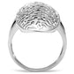 MA3W169 - Rhodium Brass Ring with No Stone