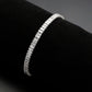 MA3W1700 - Rhodium Brass Bracelet with AAA Grade CZ in Clear