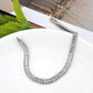 MA3W1700 - Rhodium Brass Bracelet with AAA Grade CZ in Clear