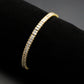 MA3W1701 - Gold Brass Bracelet with AAA Grade CZ in Clear
