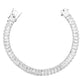 MA3W1703 - Rhodium Brass Bracelet with AAA Grade CZ in Clear