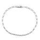 MA3W1706 - Rhodium Brass Bracelet with AAA Grade CZ in Clear