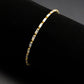 MA3W1707 - Gold Brass Bracelet with AAA Grade CZ in Clear