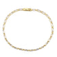 MA3W1707 - Gold Brass Bracelet with AAA Grade CZ in Clear