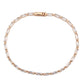 MA3W1708 - Rose Gold Brass Bracelet with AAA Grade CZ in Clear