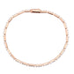 MA3W1708 - Rose Gold Brass Bracelet with AAA Grade CZ in Clear