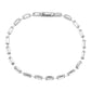 MA3W1709 - Rhodium Brass Bracelet with AAA Grade CZ in Clear