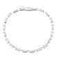 MA3W1709 - Rhodium Brass Bracelet with AAA Grade CZ in Clear