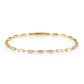 MA3W1710 - Gold Brass Bracelet with AAA Grade CZ in Clear
