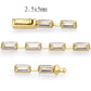 MA3W1710 - Gold Brass Bracelet with AAA Grade CZ in Clear