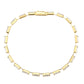 MA3W1710 - Gold Brass Bracelet with AAA Grade CZ in Clear