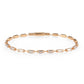 MA3W1711 - Rose Gold Brass Bracelet with AAA Grade CZ in Clear