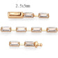 MA3W1711 - Rose Gold Brass Bracelet with AAA Grade CZ in Clear