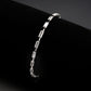 MA3W1712 - Rhodium Brass Bracelet with AAA Grade CZ in Clear