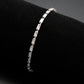 MA3W1715 - Rhodium Brass Bracelet with AAA Grade CZ in Clear