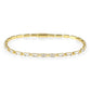 MA3W1716 - Gold Brass Bracelet with AAA Grade CZ in Clear