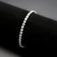 MA3W1718 - Rhodium Brass Bracelet with AAA Grade CZ in Clear