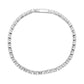 MA3W1718 - Rhodium Brass Bracelet with AAA Grade CZ in Clear