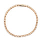 MA3W1720 - Rose Gold Brass Bracelet with AAA Grade CZ in Clear