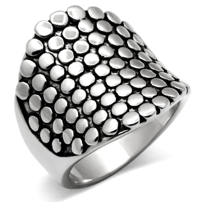 MA3W194 - Rhodium Brass Ring with No Stone