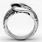 MA3W238 - Rhodium Brass Ring with No Stone